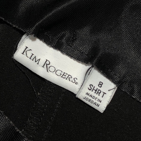 Kim Rogers Black Pants 8 Short - Picture 6 of 9